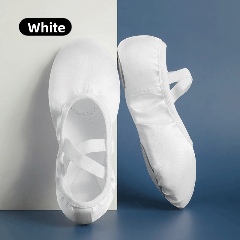 Παιδικά Παπούτσια Χορού Γυναικεία, Μαλακή Σόλα, Κινέζικα, Παιδικά Παπούτσια Χορού Μπαλέτου, Παιδικά Παπούτσια Χορού για Κορίτσια, Καθαρό Χρώμα Σατέν, Παπούτσια Χορού για Πρακτική, Σώμα