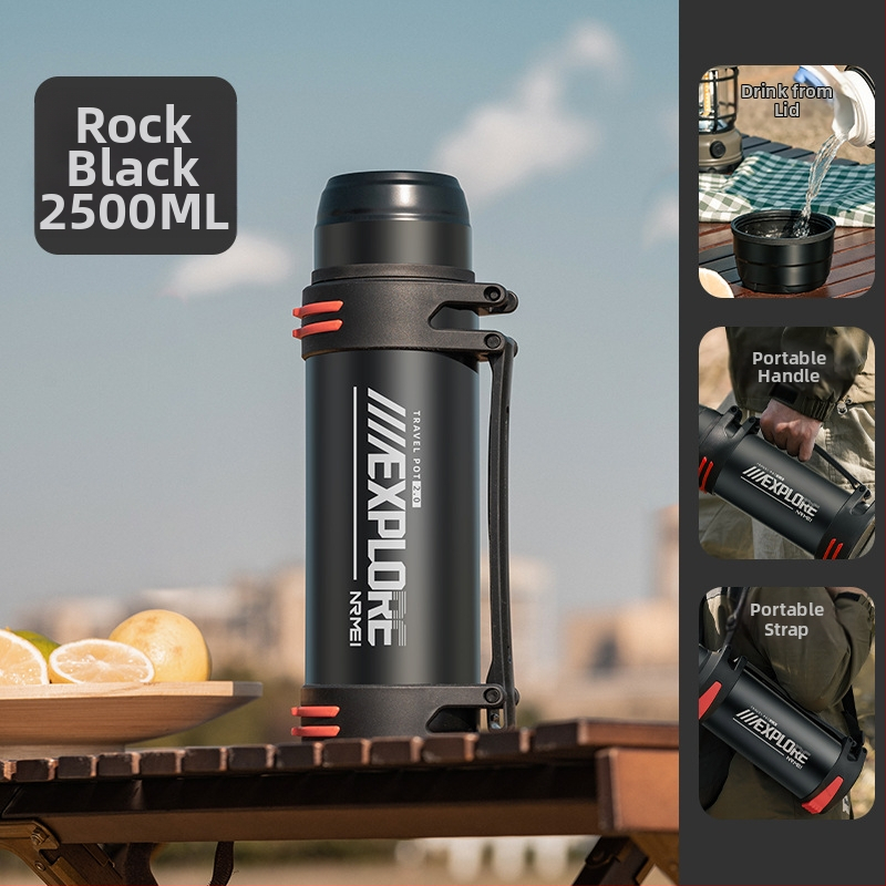 „Enme Thermos Cup“ vyriškas didelis didelės talpos termosinis virdulys, lauko, naujas, 316 automobilinis buitinis virdulys, šilto vandens butelis