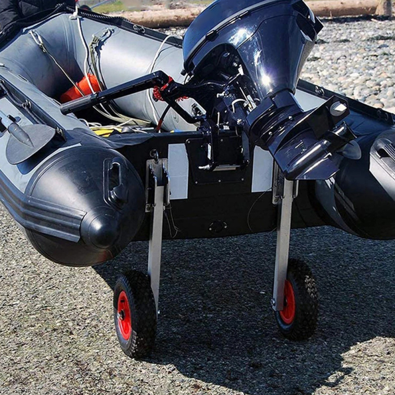 Rünnakupaadi haagis alla 3 m merekalapaat kummipaat täispuhutav paat puurratas ilma laagrita lihtne väike haagis