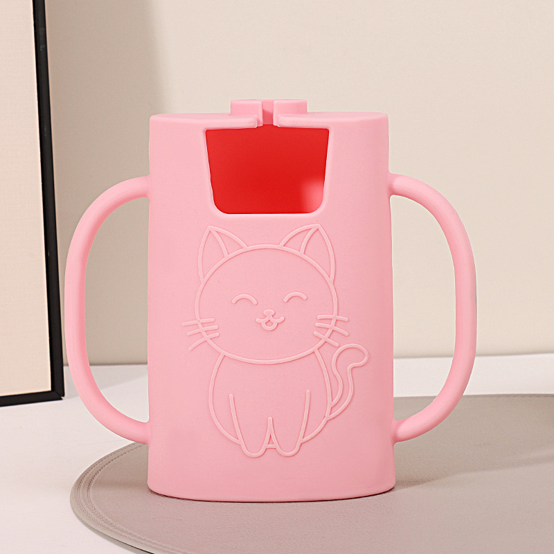 Beebipiima joomise abiline laste piimakruuside hoidik, pigistusvastane kast, pigistusvastane ülevoolukruuside kate, kaasaskantav suurtele lastele