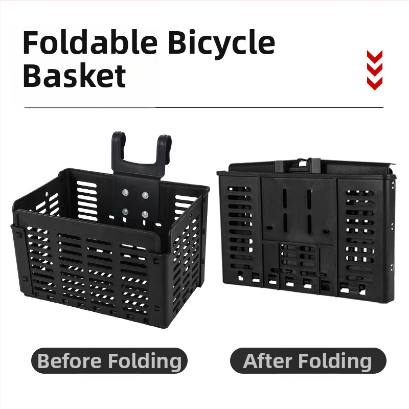 Кошница за велосипед West rider сгъваема кошница с бързо освобождаване, кошница с рафт, преносима кошница за зеленчуци, аксесоари за езда