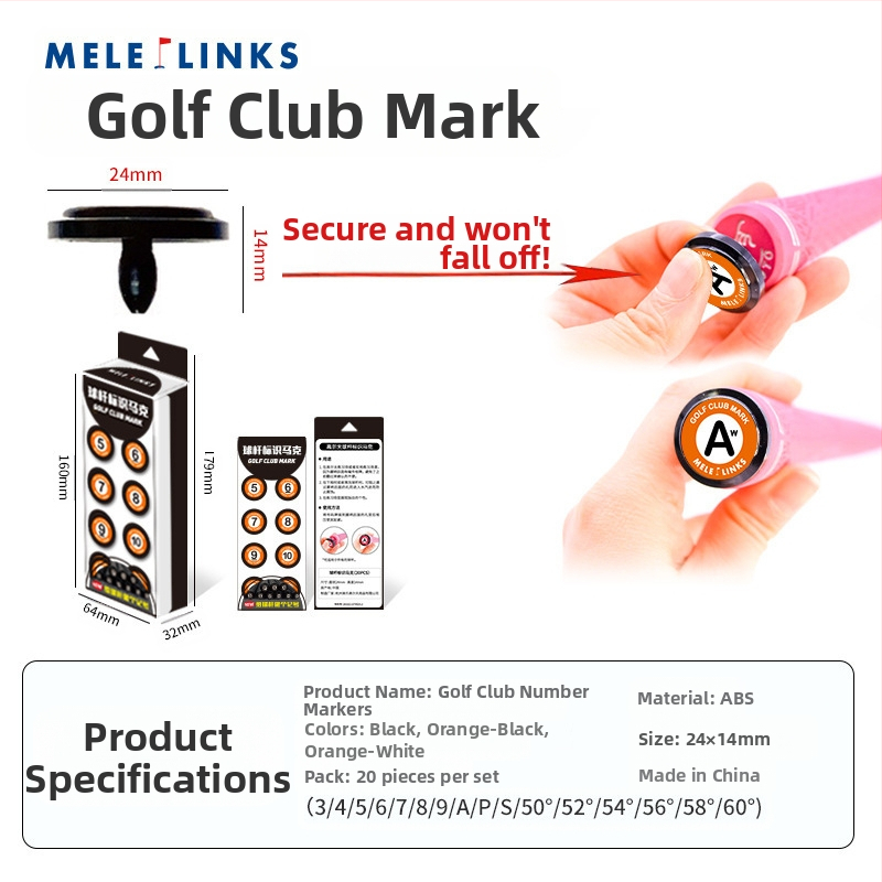 Protikorózna pečiatka Meigao, cezhraničný predaj, horúci predaj golfových potrieb, príslušenstvo pre golfové palice
