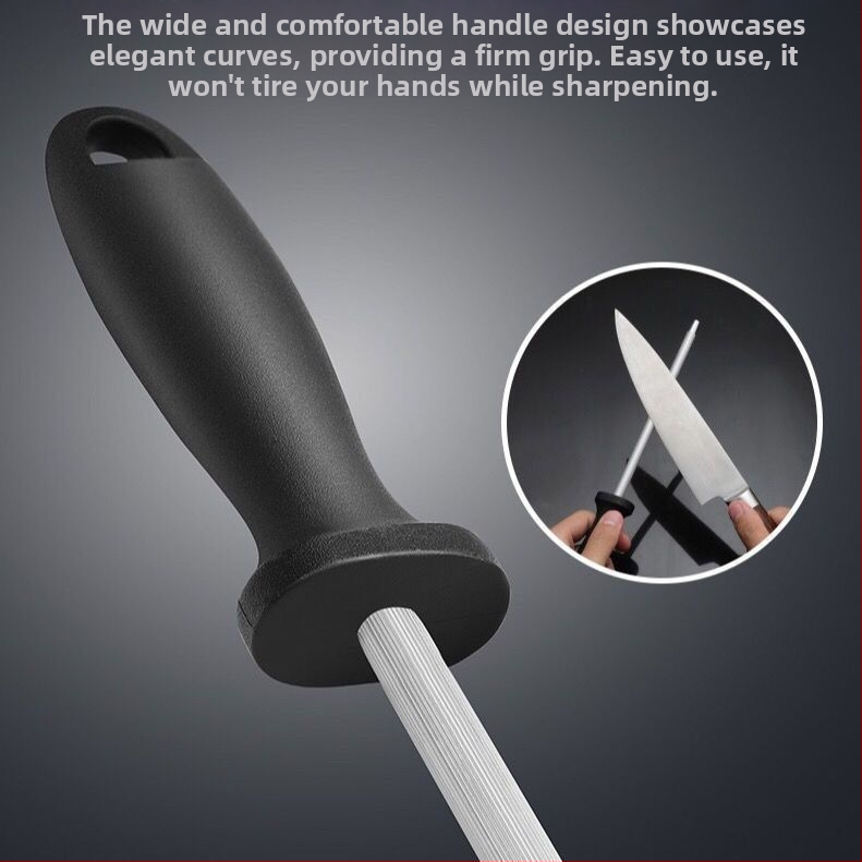 Немска висококачествена ултрафинозърнеста пръчка за заточване на ножове, професионална волфрамова стомана, блокираща пръчка за ножове, домашна кухненска пръчка за заточване на ножове
