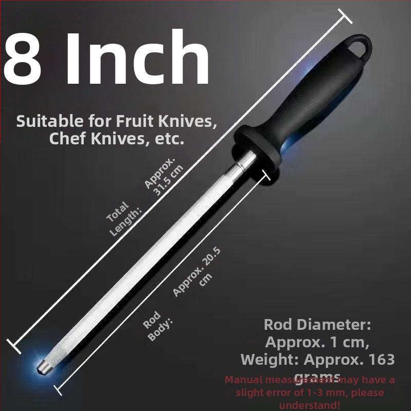 Saksa kvaliteediga ülipeeneteraline noa terituspulk lihuniku professionaalseks kasutamiseks volframterasest noa blokeerimiseks mõeldud pulk koduköögi noa terituspulk