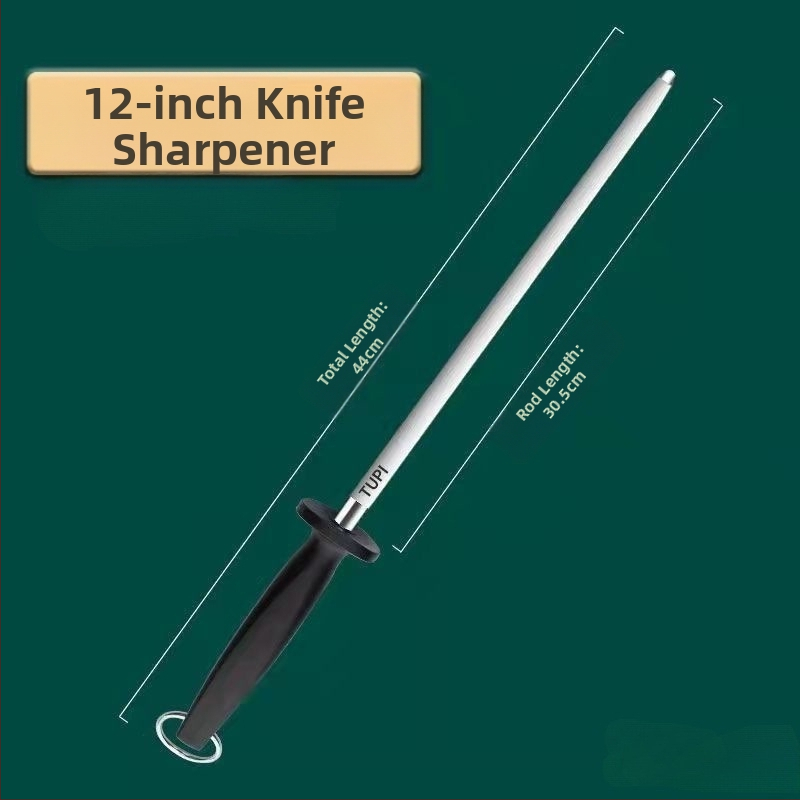 Saksa kvaliteediga ülipeeneteraline noa terituspulk lihuniku professionaalseks kasutamiseks volframterasest noa blokeerimiseks mõeldud pulk koduköögi noa terituspulk