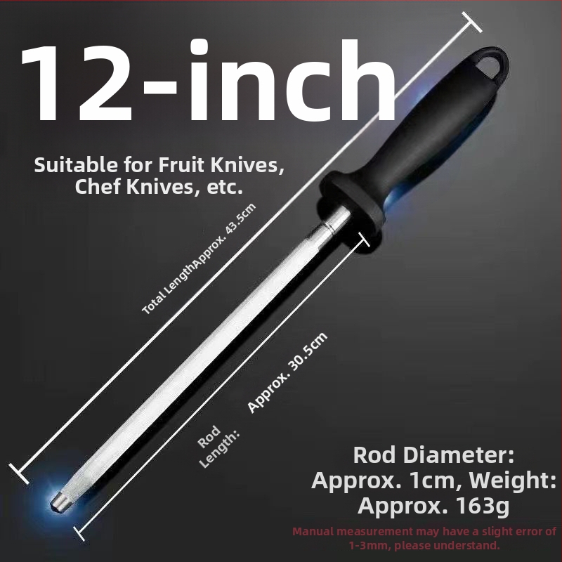 Saksa kvaliteediga ülipeeneteraline noa terituspulk lihuniku professionaalseks kasutamiseks volframterasest noa blokeerimiseks mõeldud pulk koduköögi noa terituspulk