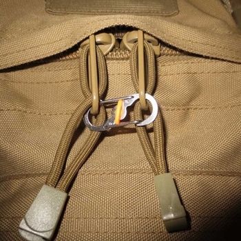 Неръждаема стомана 8-образна катарама за външен монтаж с кука за заключване S-образна катарама за планинарство бързо окачване на ключодържател за раница предпазна катарама метална скално катерене