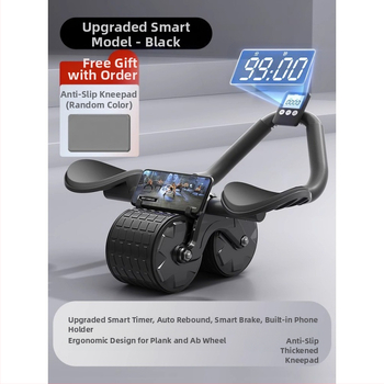 Kõhuratta automaatne tagasilöögiga kõhulihaste ratas kõhuratta küünarnuki tugi meestele ja naistele kõhulihaste treenimiseks kõhn kõht artefakti spordivarustus