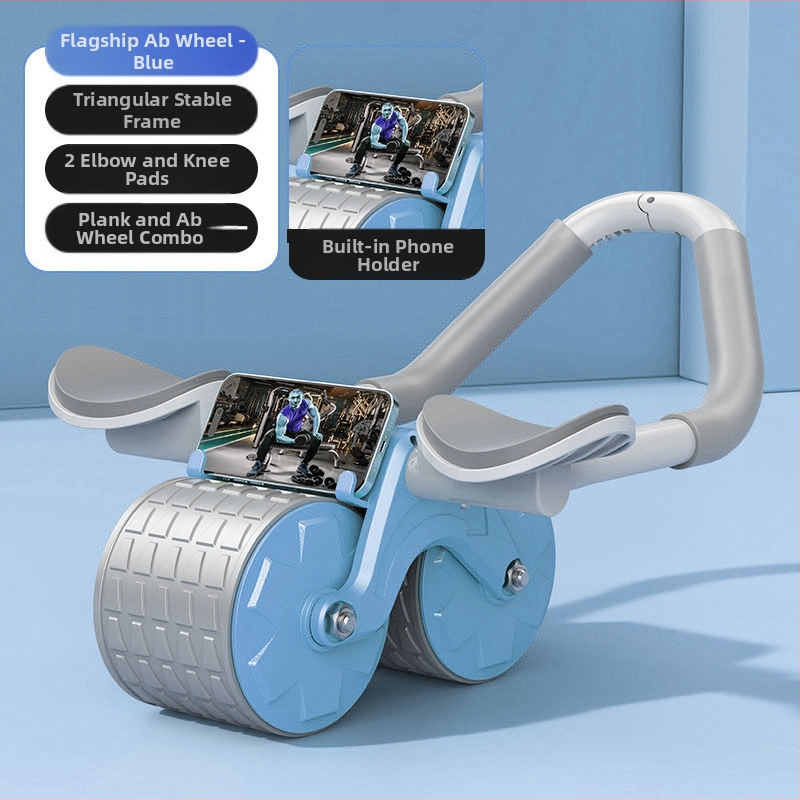 Kõhuratta automaatne tagasilöögiga kõhulihaste ratas kõhuratta küünarnuki tugi meestele ja naistele kõhulihaste treenimiseks kõhn kõht artefakti spordivarustus