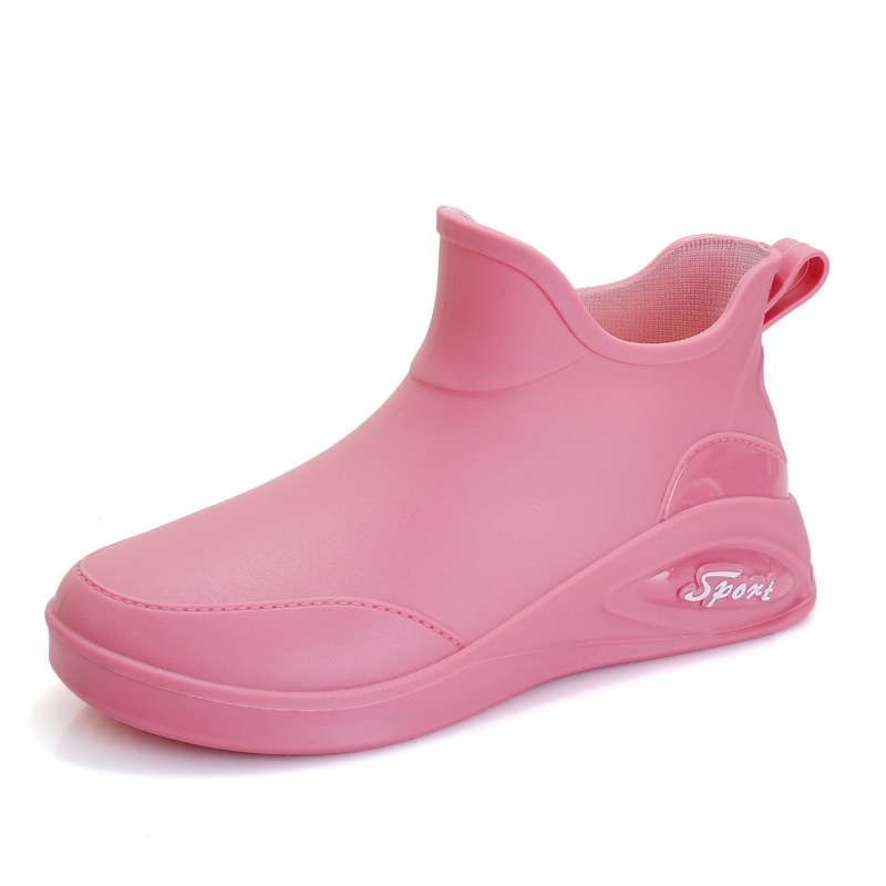 Moteriški guminiai batai, skirti keturiems metų laikams, universalūs, trumpi, šilti, vilnoniai, guminiai batai, vandeniui atsparūs, neslystantys, tinkami darbui virtuvėje, vandens batai moterims.