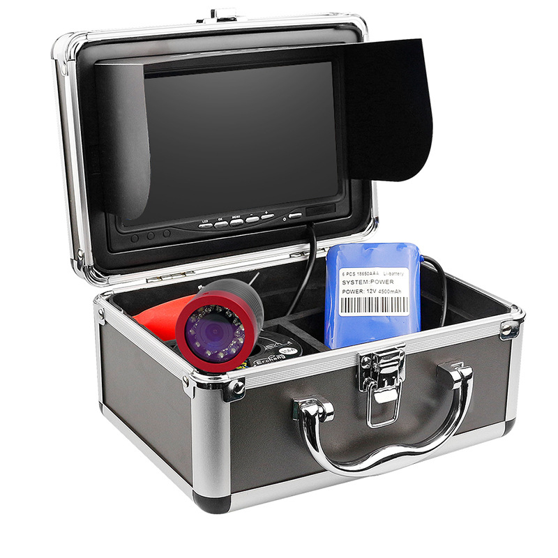 Vizualinė žvejyba, naktinio matymo inkarinė žuvis, HD povandeninė kamera, žvejybos reikmenys, žvejybos įranga, žuvų ieškiklis