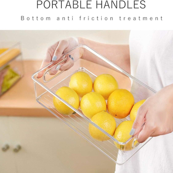 Sustorinta daugiasluoksnė ištraukiama naminių gyvūnėlių šaldytuvo laikymo dėžė, maistinių traškesnių stalčių organizatorius, virtuvės laikymo dėžė