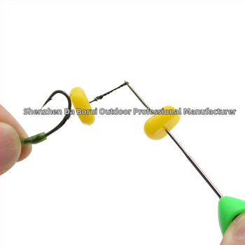 Комплект от пет части за риболовни аксесоари на Европейската група за плетене на една кука с катарама за език, плувка и топка за стръв, мъниста с катарама за език, ромски риболовни принадлежности