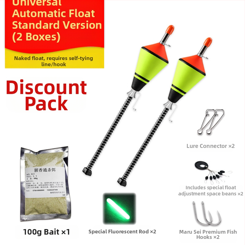 Automata horgászhorgok, teljesen automatikus úszók, teljes horgászfelszerelés-készlettel, horgászfelszereléssel és horgászkellékekkel összekötve