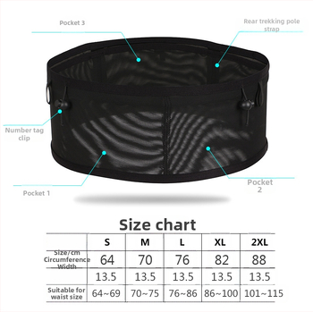Határokon átnyúló sport deréktáska nagy kapacitású személyes mobiltelefon táska futó deréktáska kerékpározás hegymászás többfunkciós hálós vízforraló táska