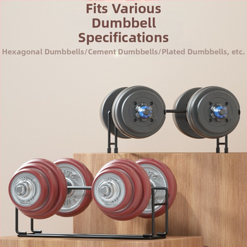 Hantelių stovas daugiafunkcis buitinis mažas sandėliavimo štangos hantelio laikiklis hantelio išdėstymas nešiojama hantelio lentyna