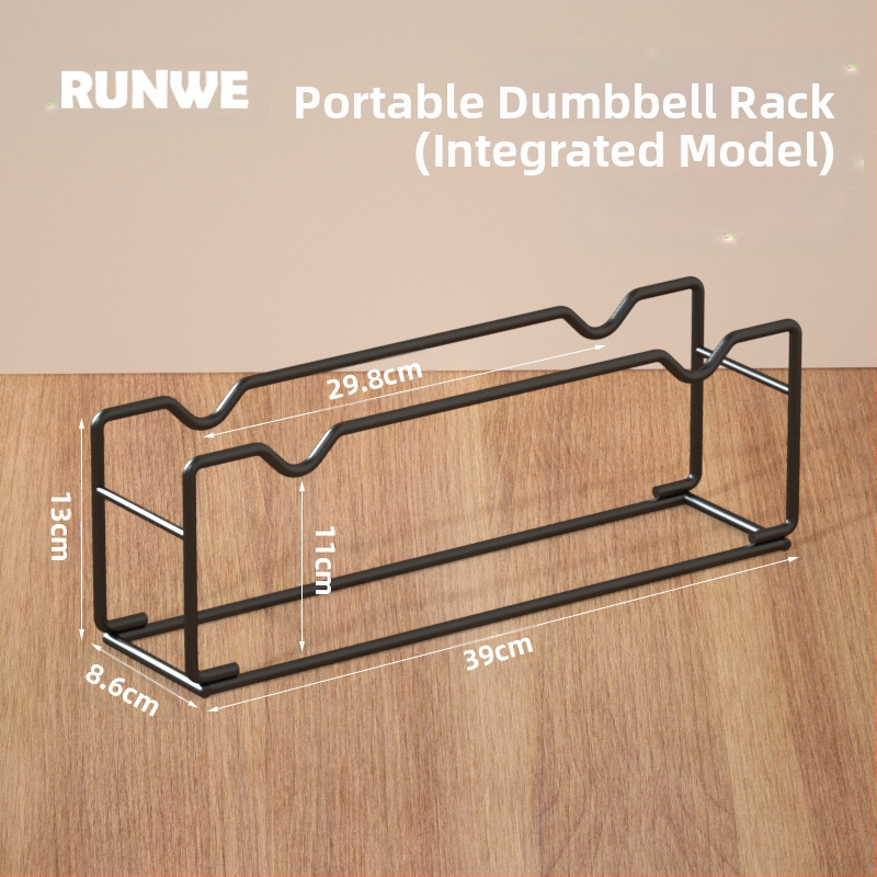 Hantelių stovas daugiafunkcis buitinis mažas sandėliavimo štangos hantelio laikiklis hantelio išdėstymas nešiojama hantelio lentyna
