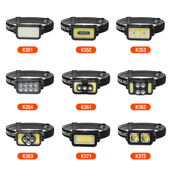 Νέοι μεγάλοι προβολείς COB με επαναφορτιζόμενα USB φώτα οδήγησης για εξωτερικούς χώρους, νυχτερινά και ψαρέματα, φωτεινοί προβολείς LED, φώτα εργασίας