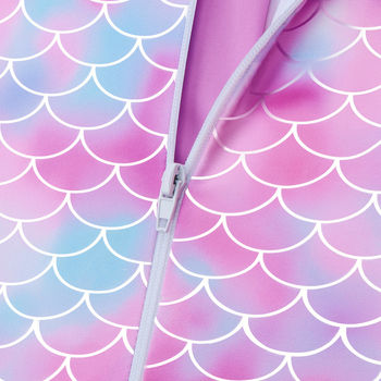 2024-es, határokon átnyúló, egyrészes szoknyás lányka fürdőruha, meleg ezüst színű, halszálkamintás fürdőruha nagy gyerekeknek, lányoknak, lila hercegnői ruha