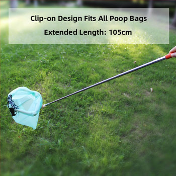 Телескопична тоалетна за кучета за разхождане на кучета за домашни любимци, дърпаща тоалетна за кучета за външни тоалетни, чанта за тоалетна за домашни любимци