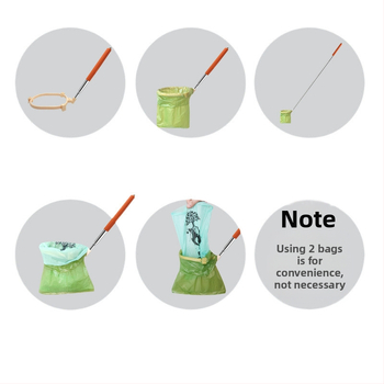 Телескопична тоалетна за кучета за разхождане на кучета за домашни любимци, дърпаща тоалетна за кучета за външни тоалетни, чанта за тоалетна за домашни любимци