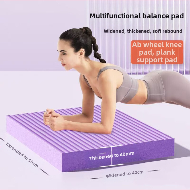 4 cm paksune joogamatt koduseks kasutamiseks, pilatese fitnessi tasakaalutreening, libisemisvastane padi, lööke neelav heliisolatsioon, pehme tasakaalumatt