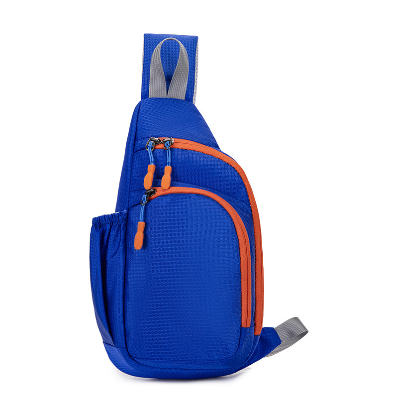 Nagykereskedelmi külkereskedelmi új mellkasi táska sport alkalmi messenger táska kis akasztós táska több zsebes divatos férfi mellkasi hátizsák vízforraló táska