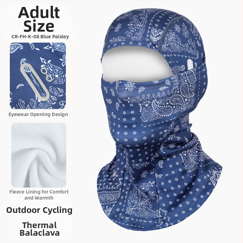 Ruidong határokon átnyúló meleg lovagló fejfedő motorkerékpár polár sapka teljes arcú szélálló hidegálló maszk kültéri arcvédő sál