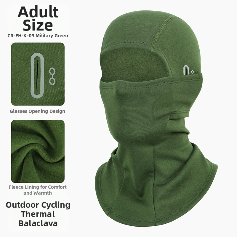 Ruidong határokon átnyúló meleg lovagló fejfedő motorkerékpár polár sapka teljes arcú szélálló hidegálló maszk kültéri arcvédő sál