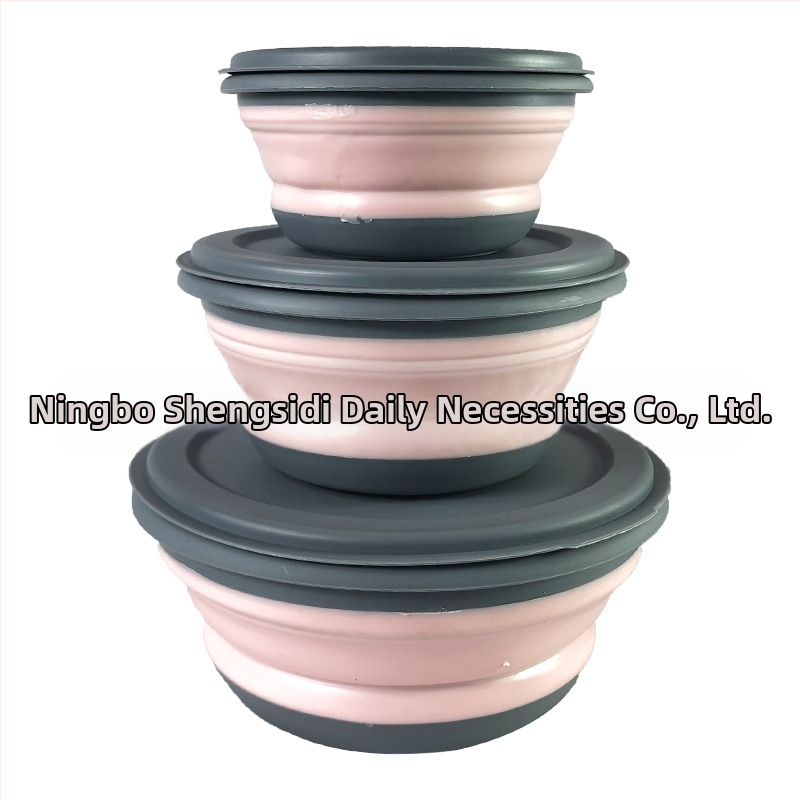 Surnud maagi kokkupandav kausikomplekt õue reisikausside hoiustamiseks kolme kausiga laste kauss lõunakarbi komplekt kokkupandav kauss