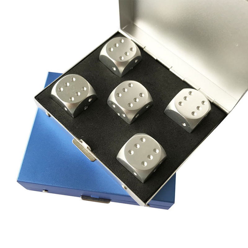 Διασυνοριακά ζάρια από κράμα αλουμινίου για αναψυχή, δημιουργική ψυχαγωγία, catering, φορητά τετράγωνα κουτιά από μεταλλικό αλουμίνιο KTV