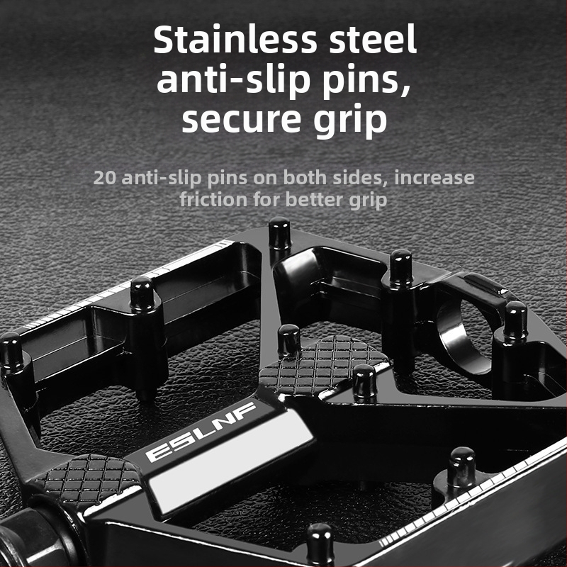 Велосипедни педали Eslnf за планински и шосейни велосипеди, педали от алуминиева сплав, неплъзгащи се, бързо освобождаване, двоен лагер Du, цветни