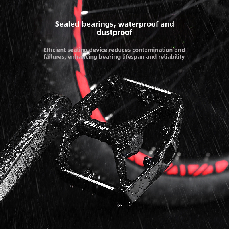 Велосипедни педали Eslnf за планински и шосейни велосипеди, педали от алуминиева сплав, неплъзгащи се, бързо освобождаване, двоен лагер Du, цветни