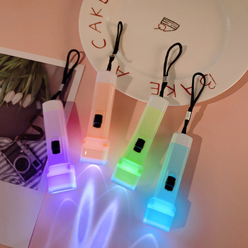 Naujas ryškus želė spalvos mažas LED žibintuvėlis, urmu, praktiški smulkūs buitiniai prietaisai, mažos dovanos