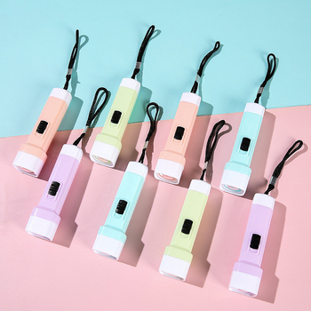 Naujas ryškus želė spalvos mažas LED žibintuvėlis, urmu, praktiški smulkūs buitiniai prietaisai, mažos dovanos