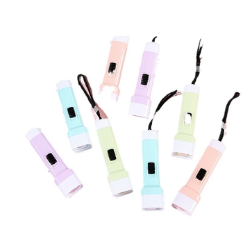 Naujas ryškus želė spalvos mažas LED žibintuvėlis, urmu, praktiški smulkūs buitiniai prietaisai, mažos dovanos