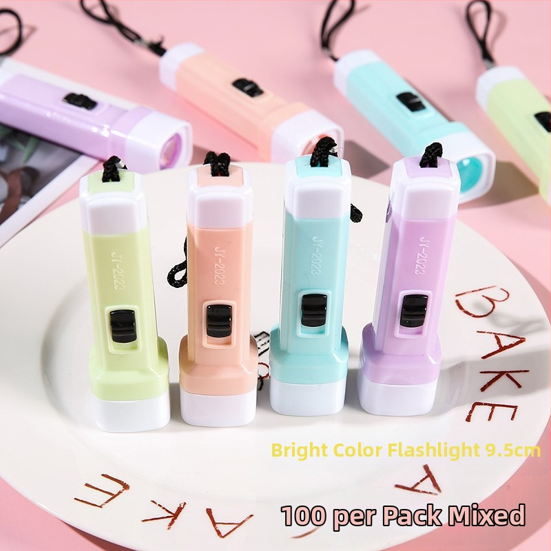 Naujas ryškus želė spalvos mažas LED žibintuvėlis, urmu, praktiški smulkūs buitiniai prietaisai, mažos dovanos