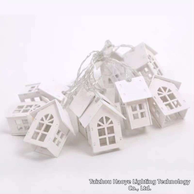 Свети Валентин Коледа Празник дървена малка къща LED светлинна верига хотелска стая спалня светеща атмосфера декоративни светлини