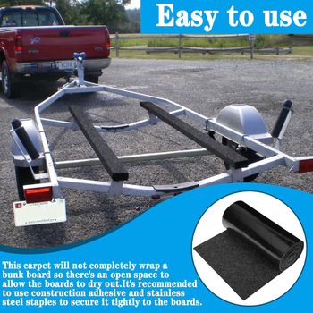 Jūras piekabes filca dubultslānis ar ūdensnecaurlaidīgu membrānas paklāju Āra laivu piekabes motorlaivas rampas garāžas doka vilkšanai