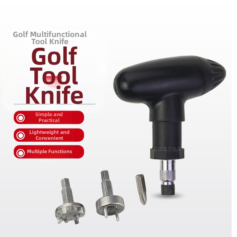 Golfový multifunkčný menič klincov Menič klincov Menič klincov Skrutka Phillips Rotačný nôž Demontáž Skrutkovač na klince Kľúč