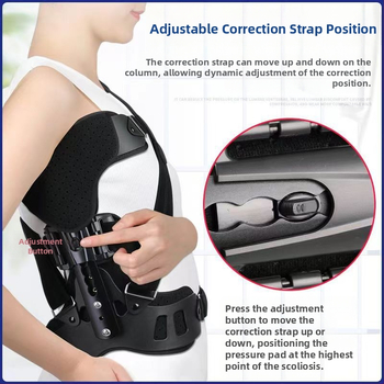 Συσκευή στερέωσης σκολίωσης, πλευρική συσκευή σκολίωσης, κατασκευαστής υποστήριξης στερέωσης ώμου υψηλού και χαμηλού ύψους σε απόθεμα