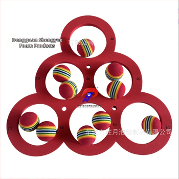 Голяма промоционална цена Водна плаваща игра Тренировъчна вълнова топка EVA басейн Триъгълник Хвърлящ кръг