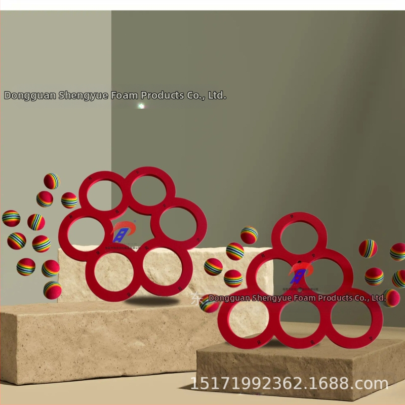 Голяма промоционална цена Водна плаваща игра Тренировъчна вълнова топка EVA басейн Триъгълник Хвърлящ кръг