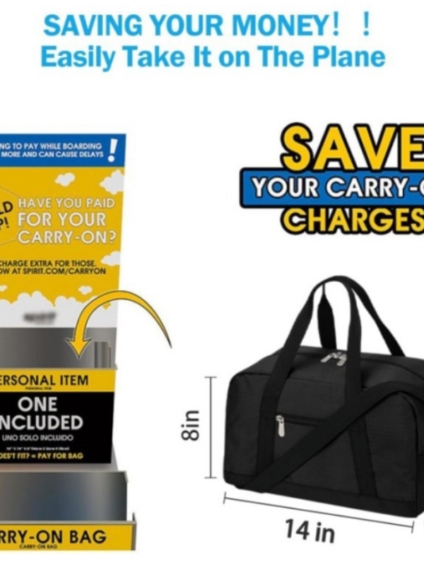 Határokon átnyúló Amazon kis méretű fitnesztáska, 14 hüvelykes, könnyű, kézipoggyász, sportoláshoz