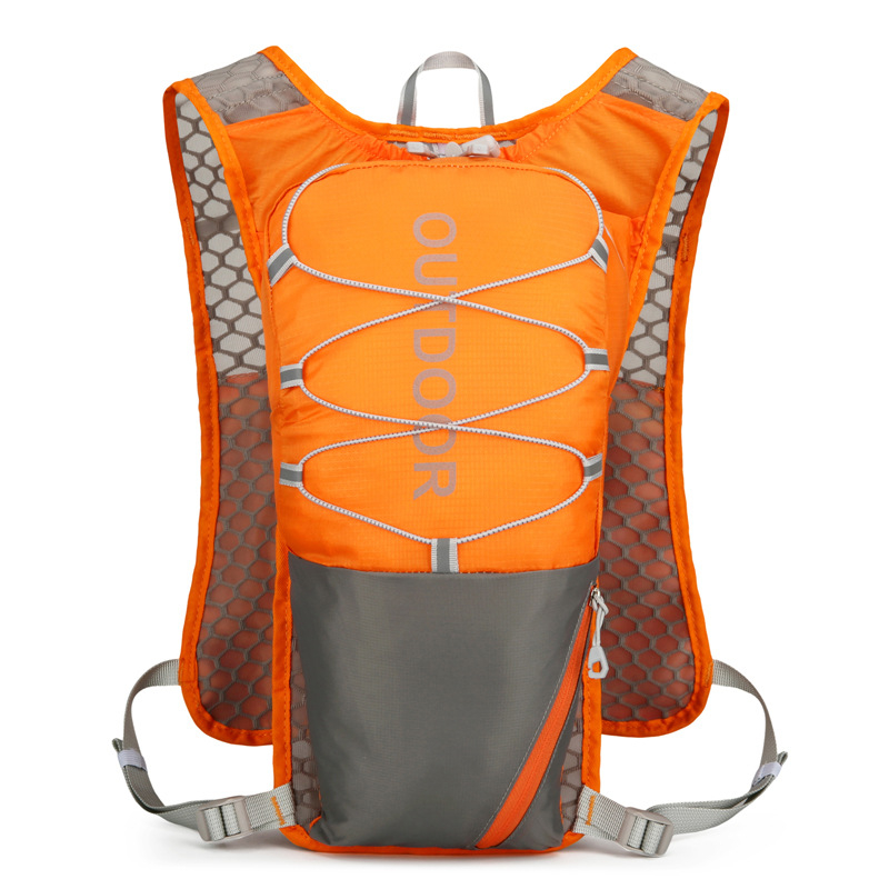 Amazoni multifunktsionaalne nailonist jooksukast seljakott maratoni turvalisusega helkur spordiseljakott veekott seljakott jalgrattasõidukott