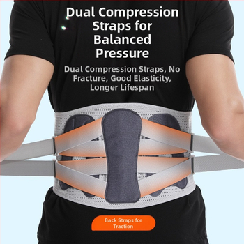 Medicininės klasės plieninių plokščių karšto slėgio sportinė apsauga juosmens diskui, sėdimas fiksuotas juosmens stuburo fitneso bėgimo juosmens diržas