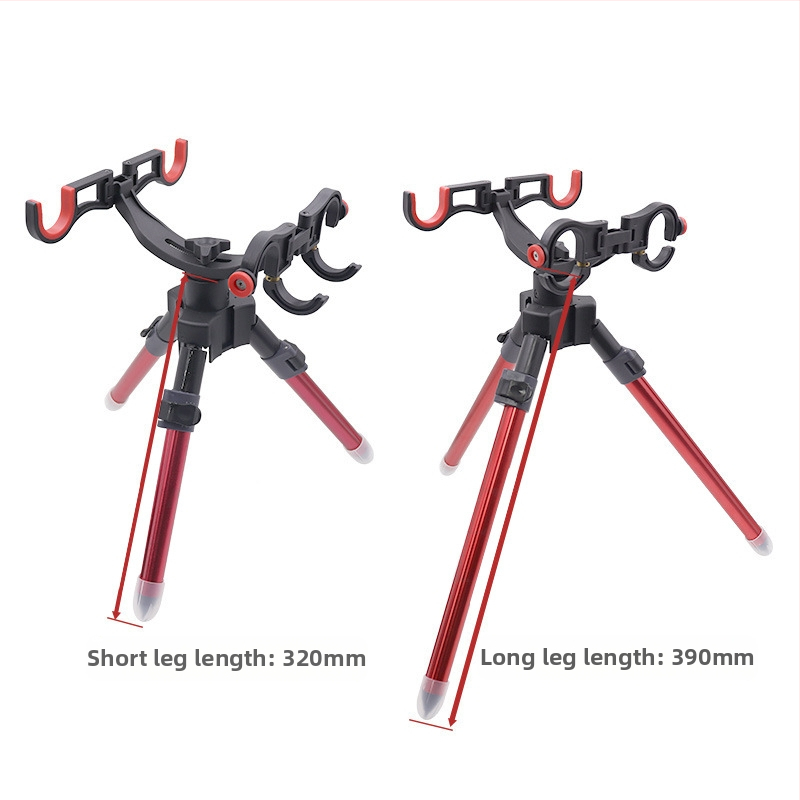 Скоба за въдица Double Fortress с триъгълна скоба, алуминиева сплав, преносима скоба за въдица Luya, скоба за въдица, скоба за батерия за въдица Sea...