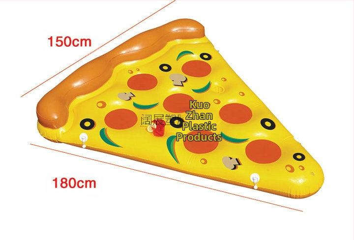 Надуваема пица за възрастни, плаваща греда, диня, ананас и лимон, плаващо легло с въздушна възглавница, плаваща дъска, дрейфуваща за плуване, плаваща греда