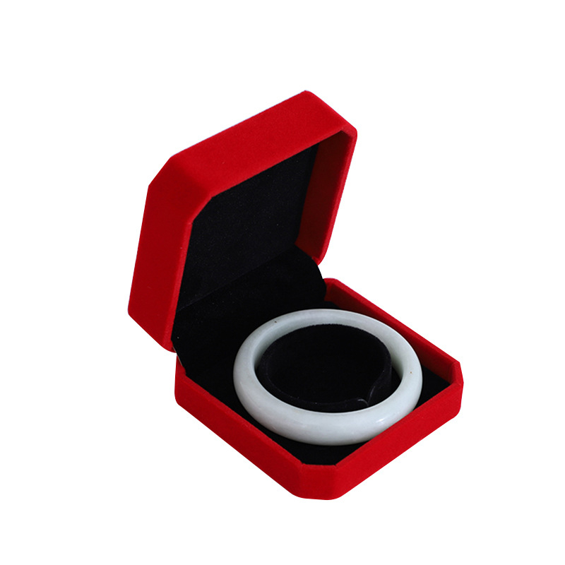 Aksominė papuošalų dėžutė, nauja apyrankės pakavimo dėžutė, aksominė demonstracinė dėžutė, apyrankės pakavimo dėžutė, aksominė aštuonkampė dėžutė, apyrankės dėžutė