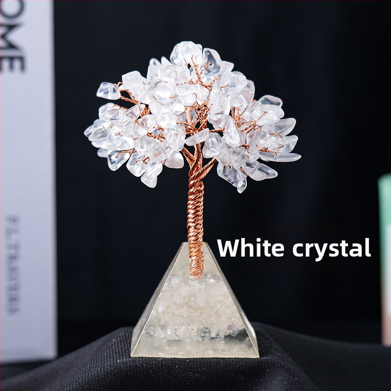 Tarpvalstybinis karštas išpardavimas Natūralus krištolinis žvyras Turto medis Klijai Lašinantis Derva Piramidės Pagrindas Namų Svetainės Dekoravimo Papuošalai